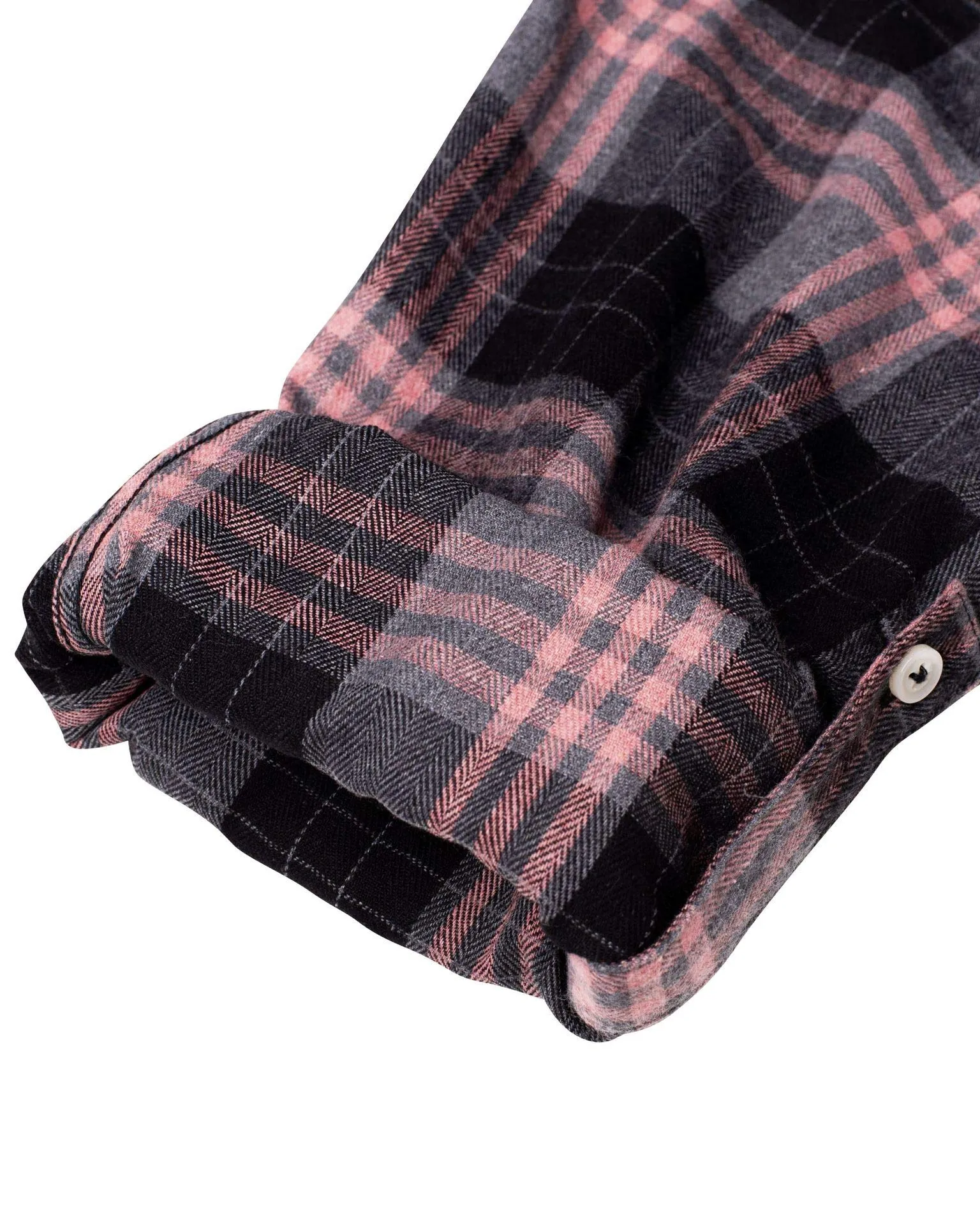 Womens Plaid Flannel Shirts Long Sleeve Roll Up Casual Button Down Shirt