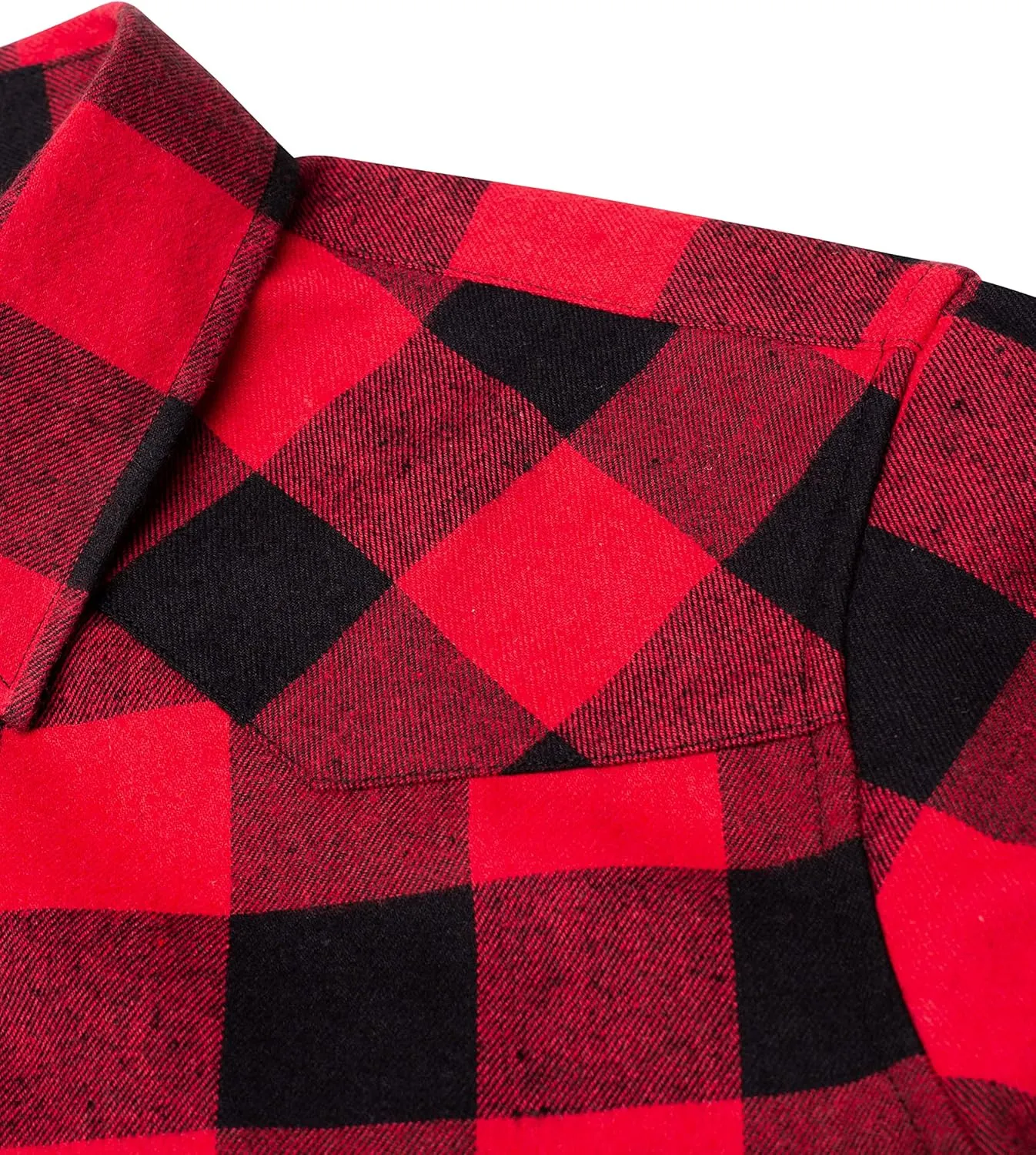 Womens Plaid Flannel Shirts Long Sleeve Roll Up Casual Button Down Shirt