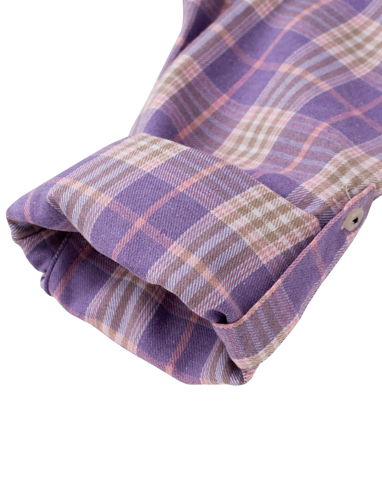 Womens Plaid Flannel Shirts Long Sleeve Roll Up Casual Button Down Shirt