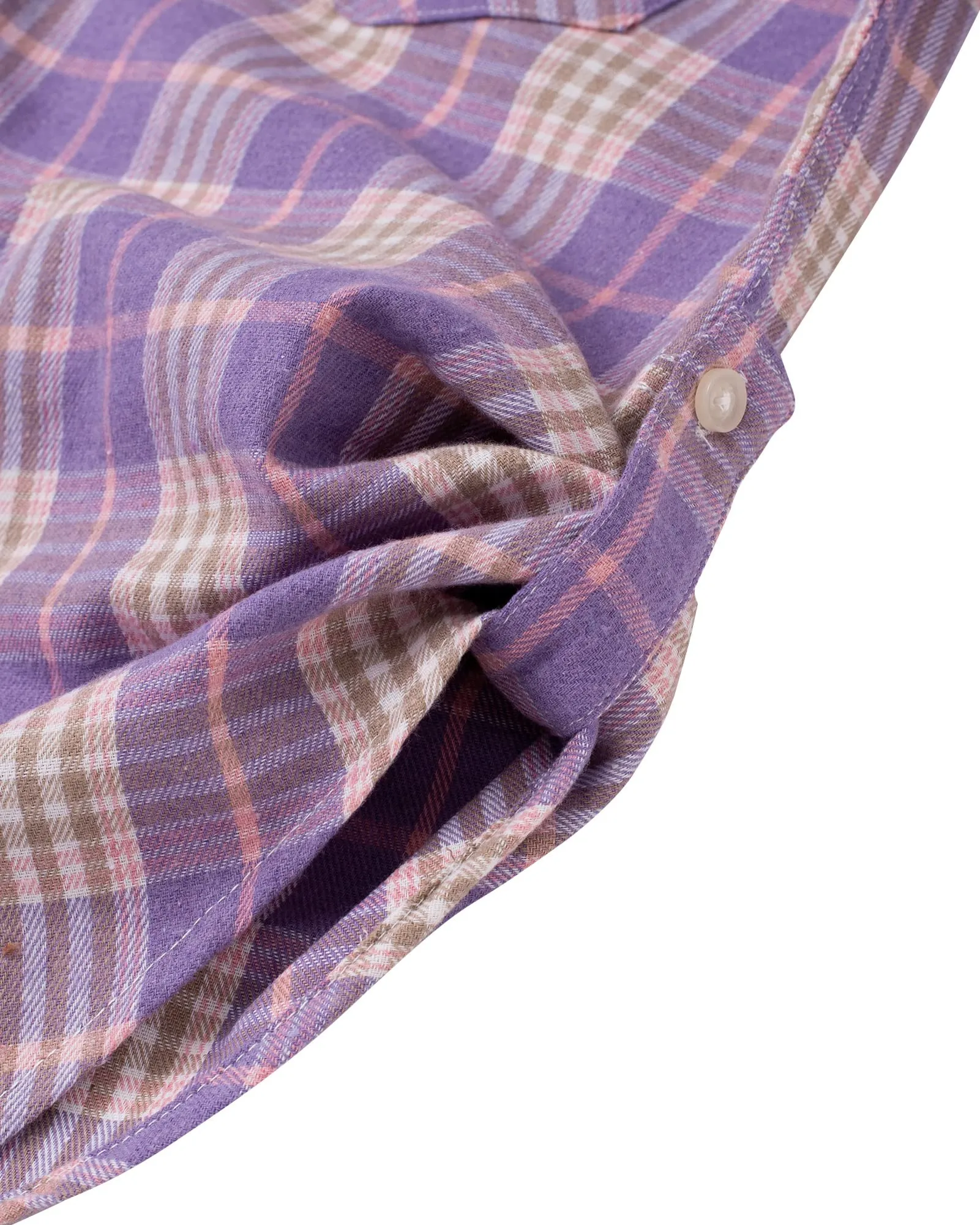Womens Plaid Flannel Shirts Long Sleeve Roll Up Casual Button Down Shirt