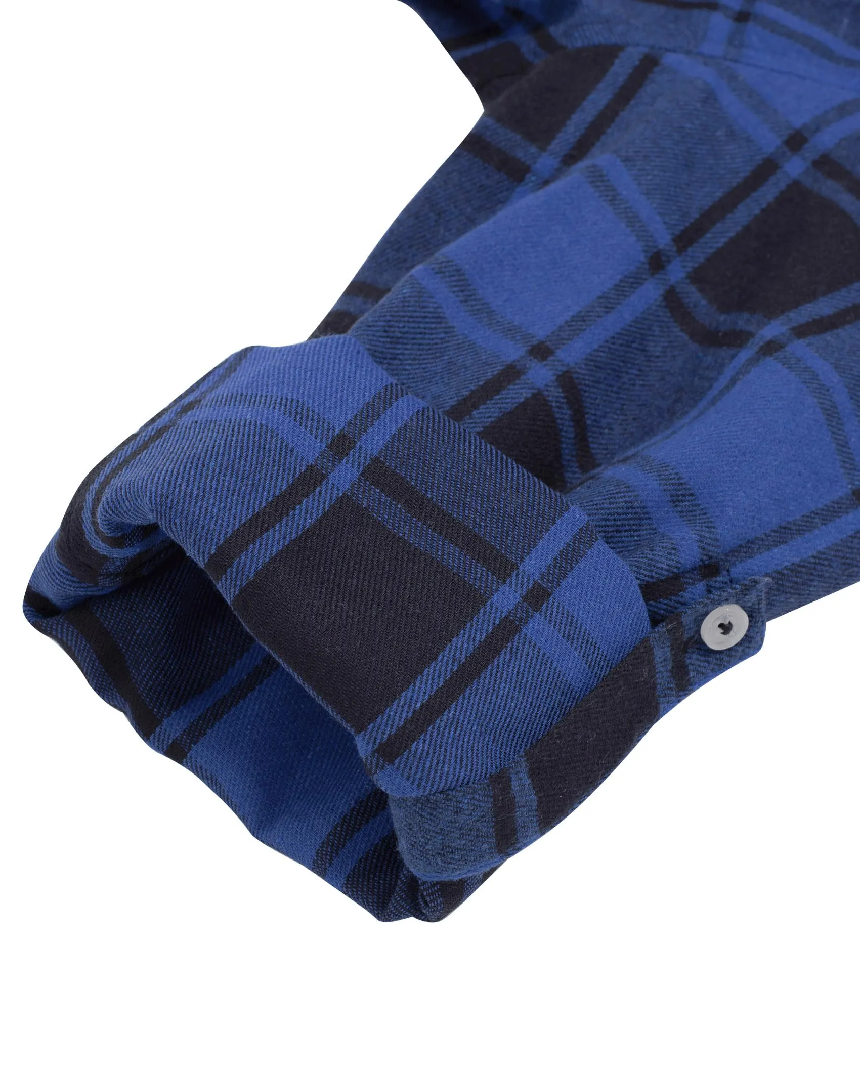 Womens Plaid Flannel Shirts Long Sleeve Roll Up Casual Button Down Shirt