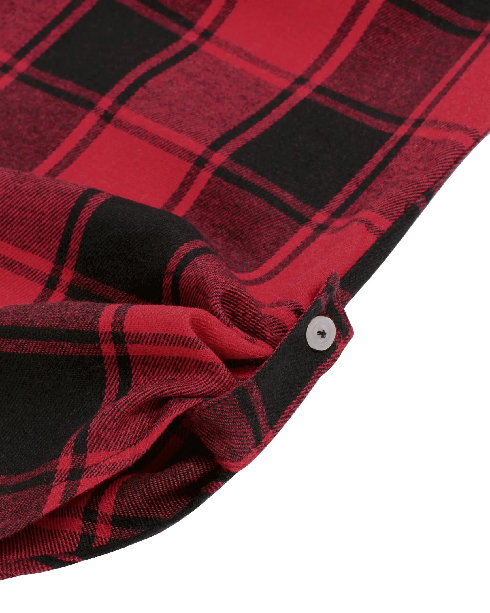 Womens Plaid Flannel Shirts Long Sleeve Roll Up Casual Button Down Shirt