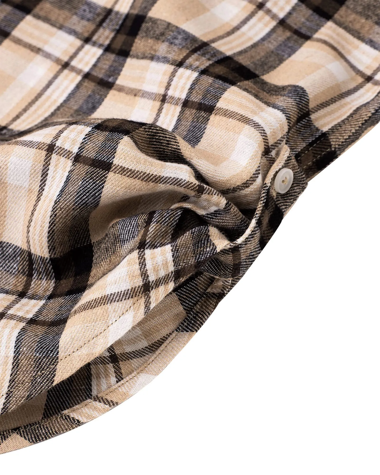 Womens Plaid Flannel Shirts Long Sleeve Roll Up Casual Button Down Shirt
