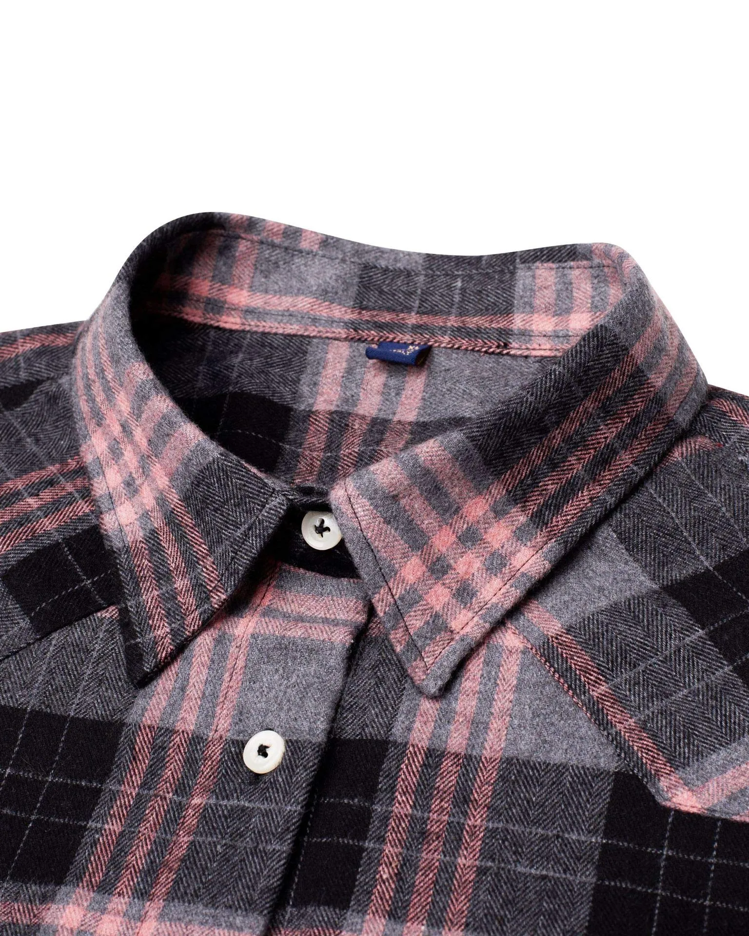 Womens Plaid Flannel Shirts Long Sleeve Roll Up Casual Button Down Shirt