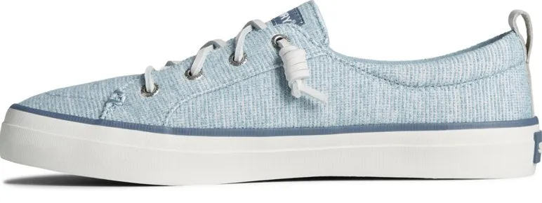 Women's Sperry Crest Vibe Two Tone Canvas Sneaker Blue Depth