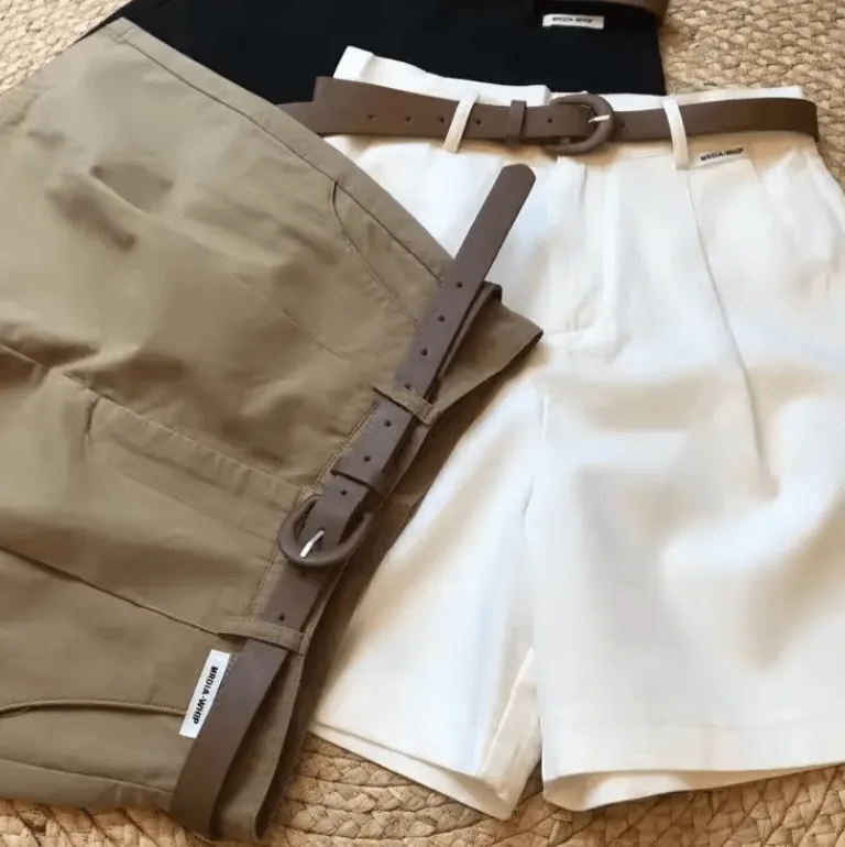 Women’s Wide-Leg Shorts – Classic, Lightweight & Breathable for Summer 2025