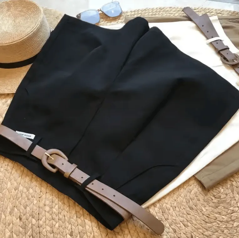 Women’s Wide-Leg Shorts – Classic, Lightweight & Breathable for Summer 2025