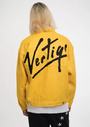 Yellow Vertige Linen Denim Jacket