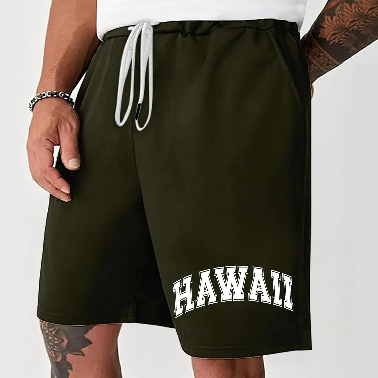 Yoga Mens Shorts Slim-Fit Elastic Beach Shorts Gym Basketball Lightweight Classic Regular Comfort Activewear Pants